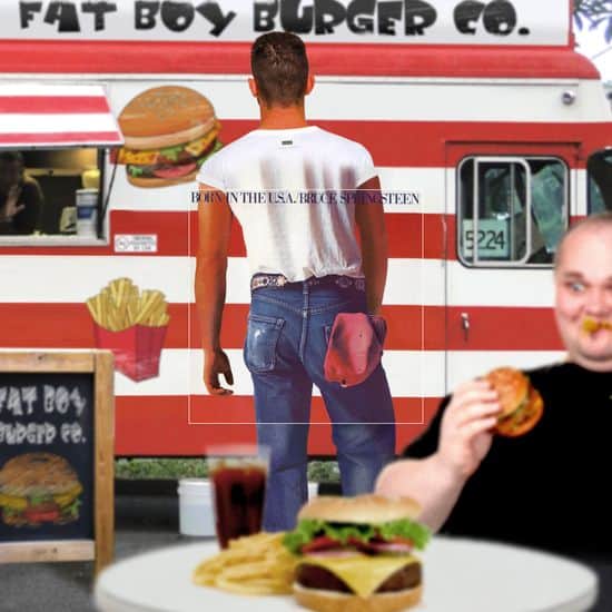 Bruce Springsteen - Born in the USA rausgezoomt