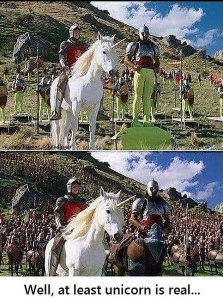 Wenigstens ist das Einhorn echt