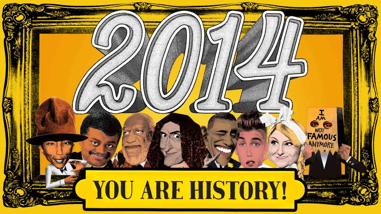 2014, jij bent geschiedenis