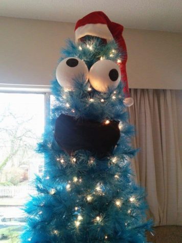 Cookie Monster juletre