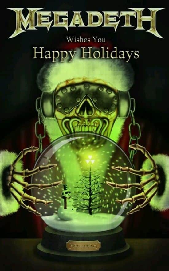 Megadeth Christmas Cards