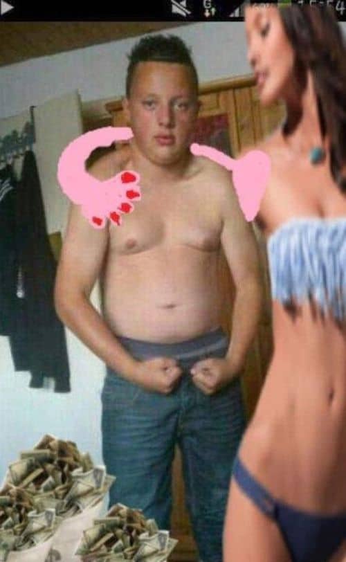 Typen, die ihre Photoshop-Kenntnisse nutzten, um sich eine Freundinnen zu verpassen