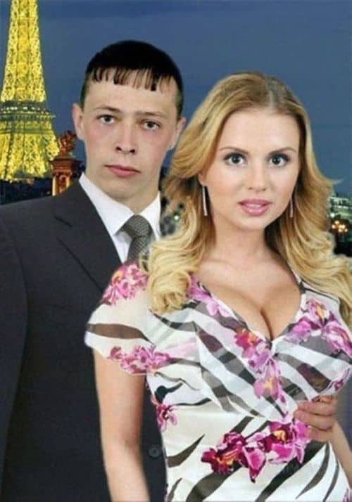 Typen, die ihre Photoshop-Kenntnisse nutzten, um sich eine Freundinnen zu verpassen