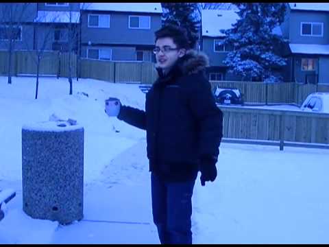 Kochendes Wasser bei -40° C