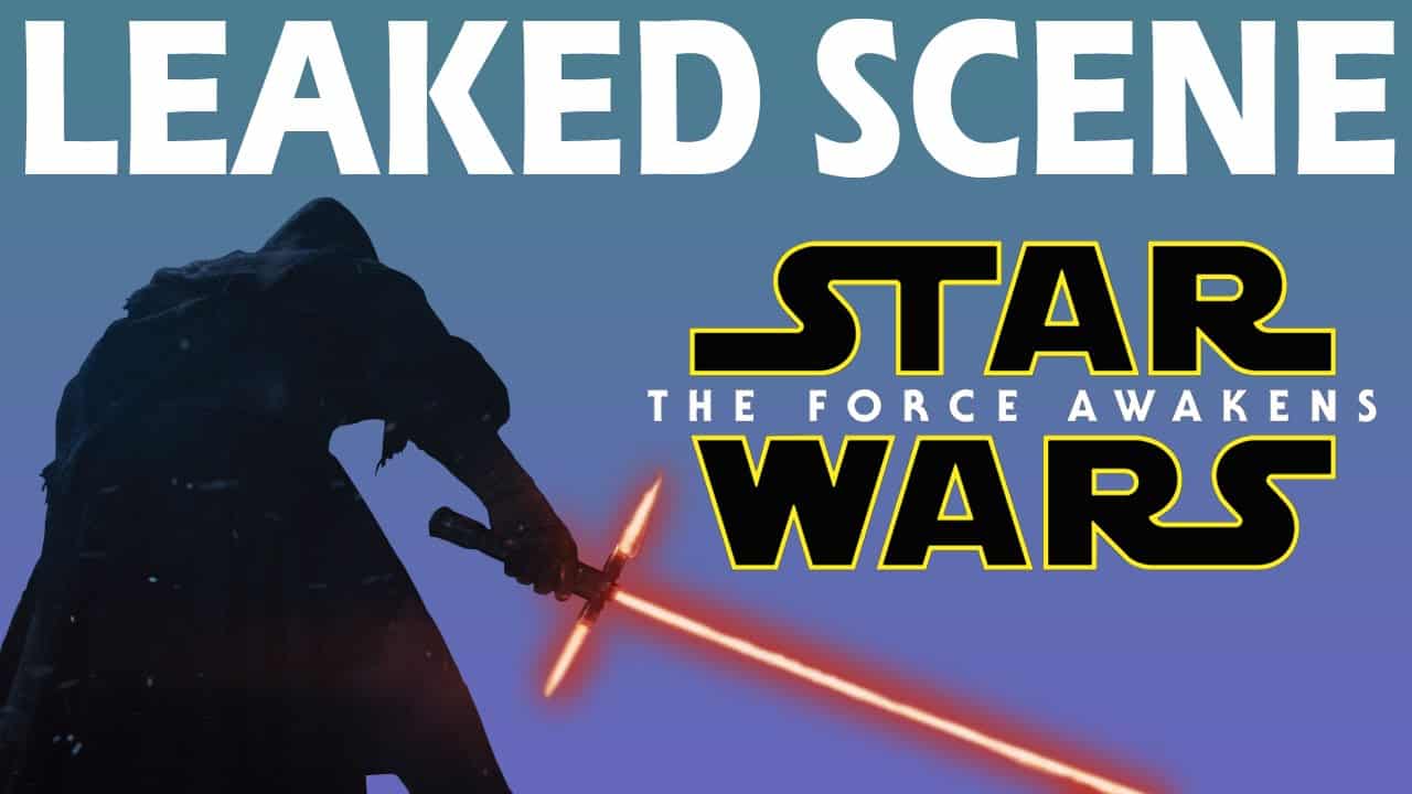 Scéna uniknutých svetelných mečov – Star Wars Epizóda VII