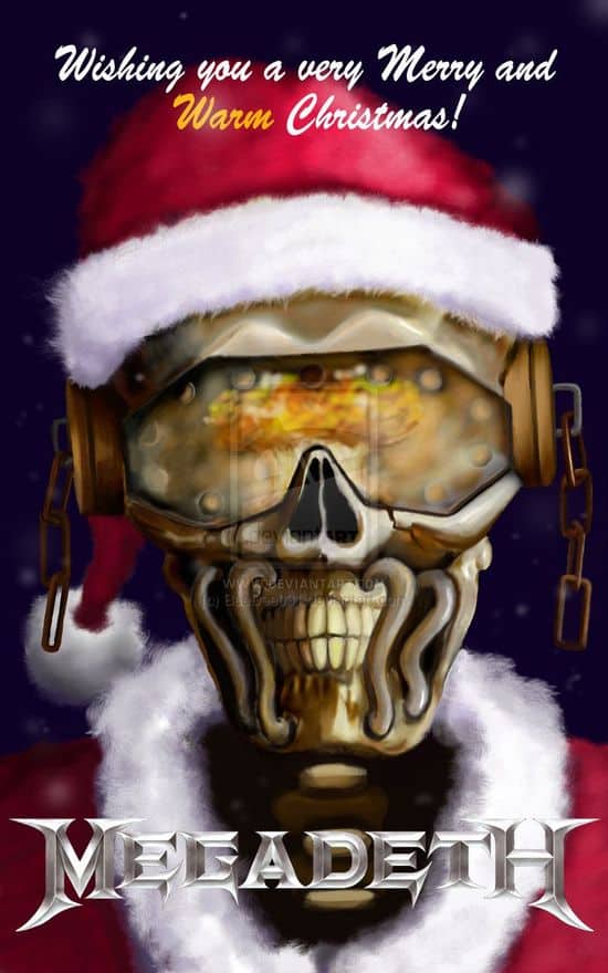 Megadeth Christmas Card
