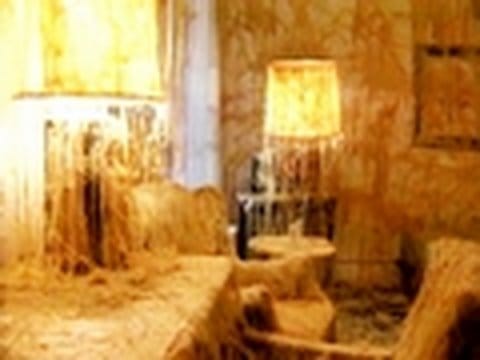 Zimmer in geschmolzenem Käse gehüllt