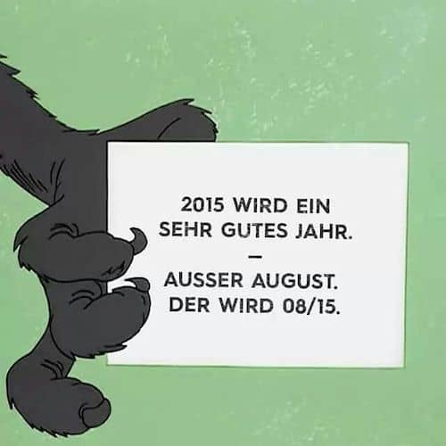 Prognose für das Jahr 2015
