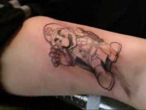 Mario tatovering