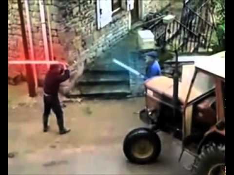 Old Men Lightsaber Duel