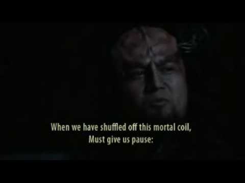 taH pagh taHbe': Ser o no ser - Hamlet en klingon