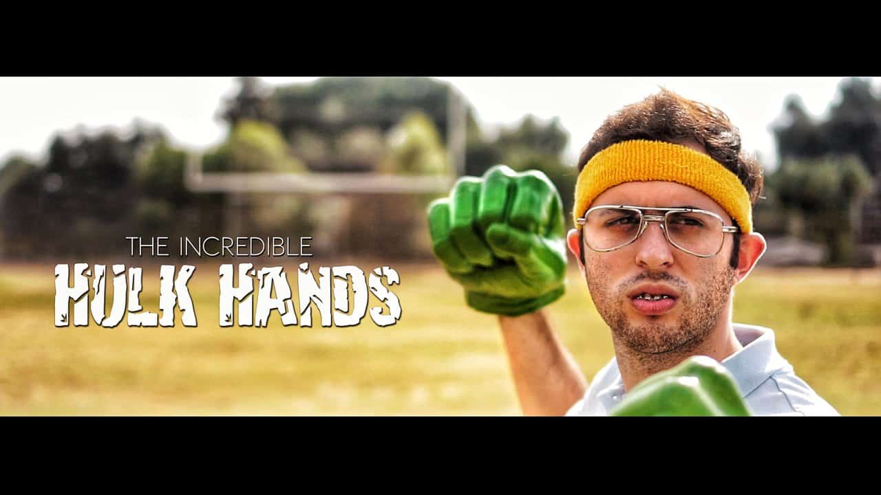As mãos incríveis do Hulk