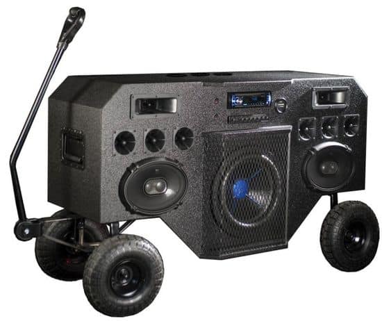Boombox-Leiterwagen