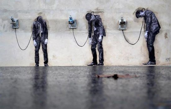 Street Art von Levalet