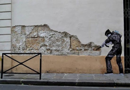 Street Art von Levalet