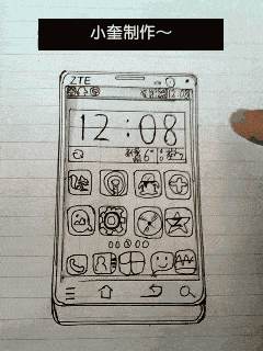 Smartphone aus Papier