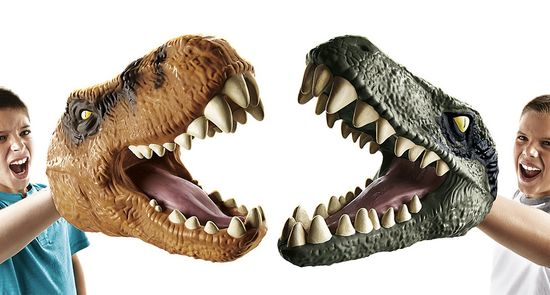Jurassic World Gadgets: Übergrosse Dino Handpuppen von Hasbro