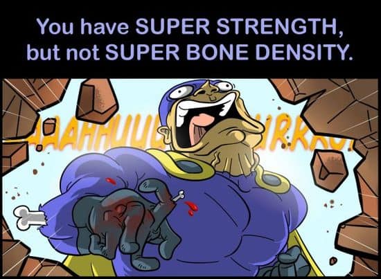 Superhelden mit unvollständigen Superkräften