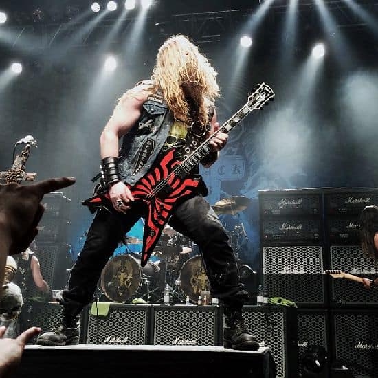 Black Label Society in den Katakomben des Z7