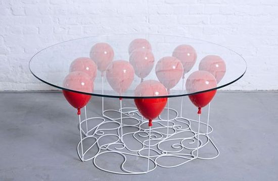 Luftballon Tisch