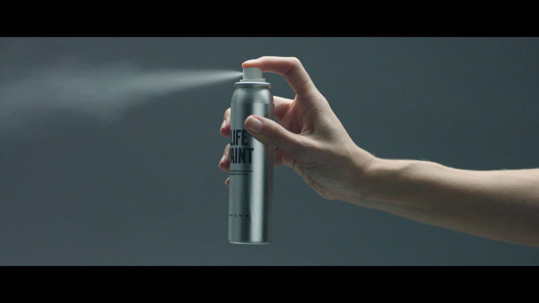 Reflektierender Spray zum Schutz der Radfahrer