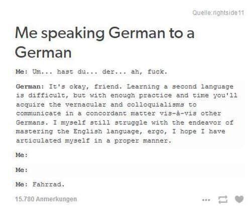 Englisch sprechen in Deutschland
