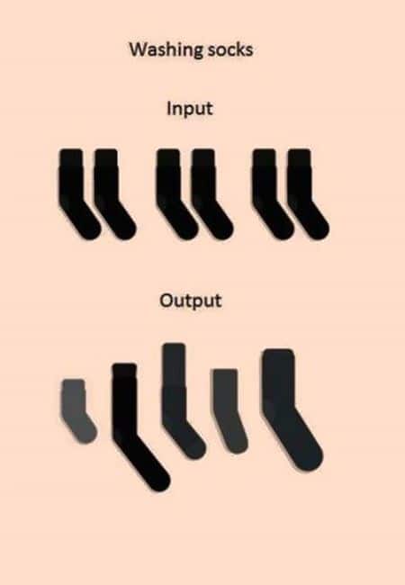 vaske sokker