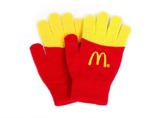 McDonalds Pommes Handschuhe