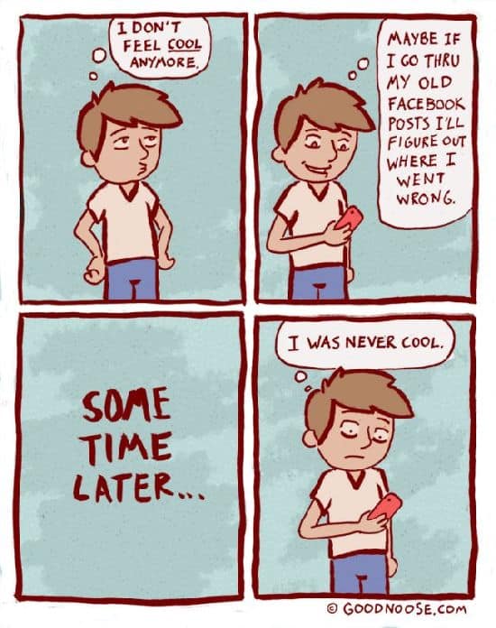 I don't feel cool anymore...