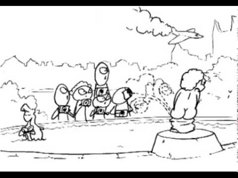 Manneken Pis, Meerjungfrau und Neptun