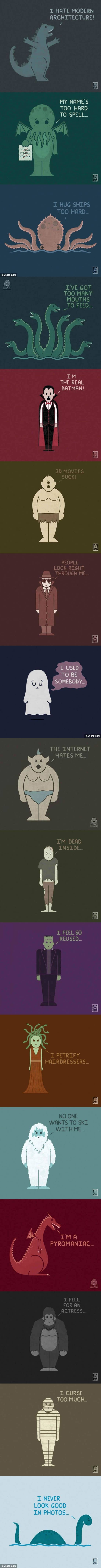 Monster haben auch Probleme