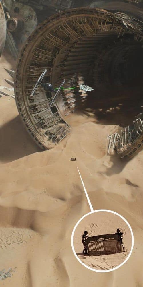Did you notice the following detail in the new Star Wars trailer?