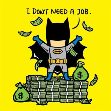 Superheroes and their part-time jobs