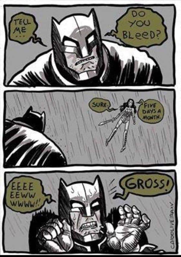 Tell me, do you bleed?