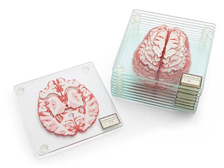 Dessous de verre pour le cerveau
