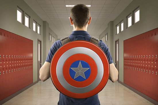 Captain America Schild Rucksack