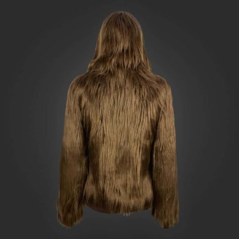 Flauschige Kapuzenjacke im Chewbacca-Look