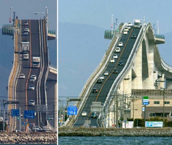 Diese Brücke in Japan sieht aus wie eine Achterbahn