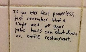 If you ever feel powerless...