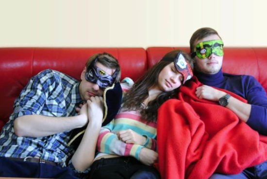 Heros never Sleep! - Die etwas andere Schlafmaske