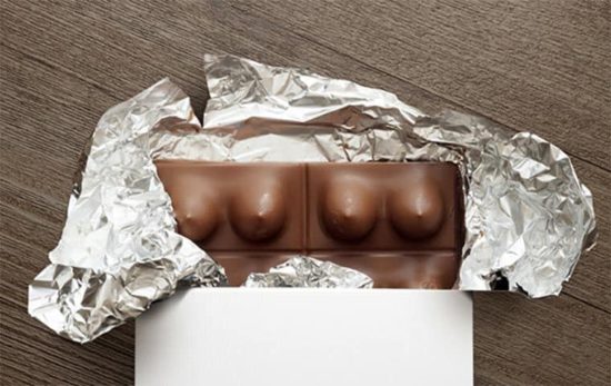 Bryster: chokolade til voksne