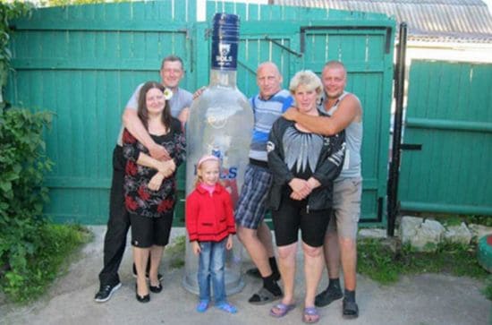 Russisches Familienfoto