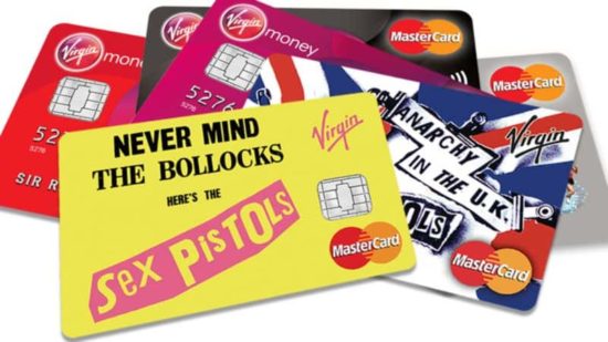 Sex Pistols luottokortit
