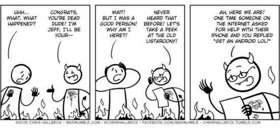 Aber ich war ein guter Mensch!