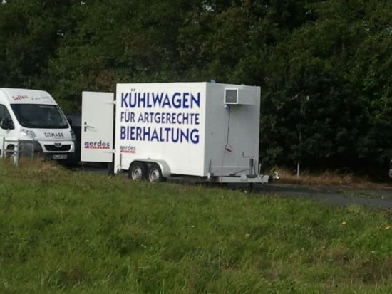 Kühlwagen für artgerechte Bierhaltung
