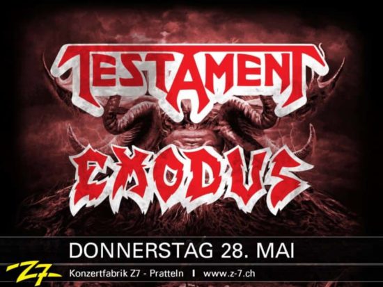 Dark Roots of Trash: Testament und Exodus lassen das Z7 beben