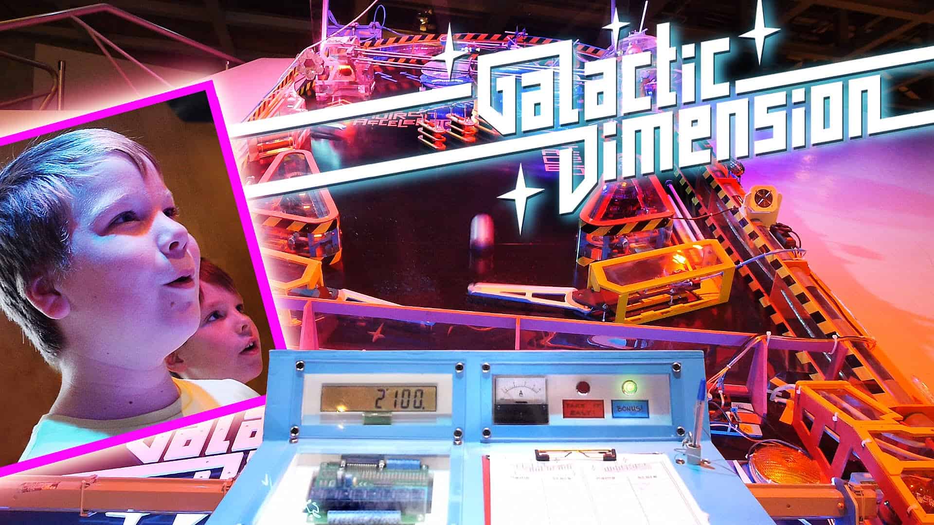 Galactic Dimension: Ein 3×6 Meter grosser Flipperkasten