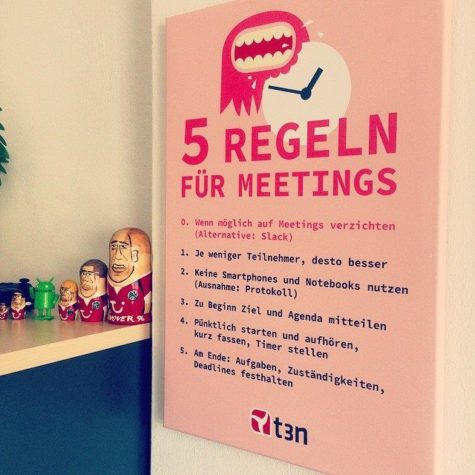 Five rules for meetings