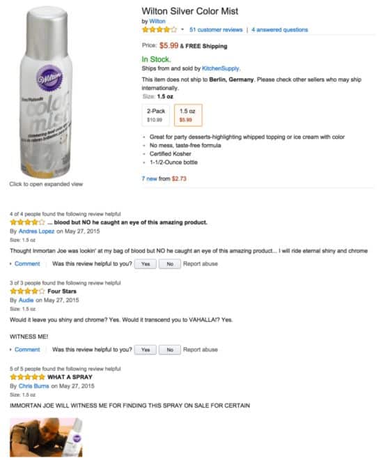 Oh what a Spray! What a lovely Spray!