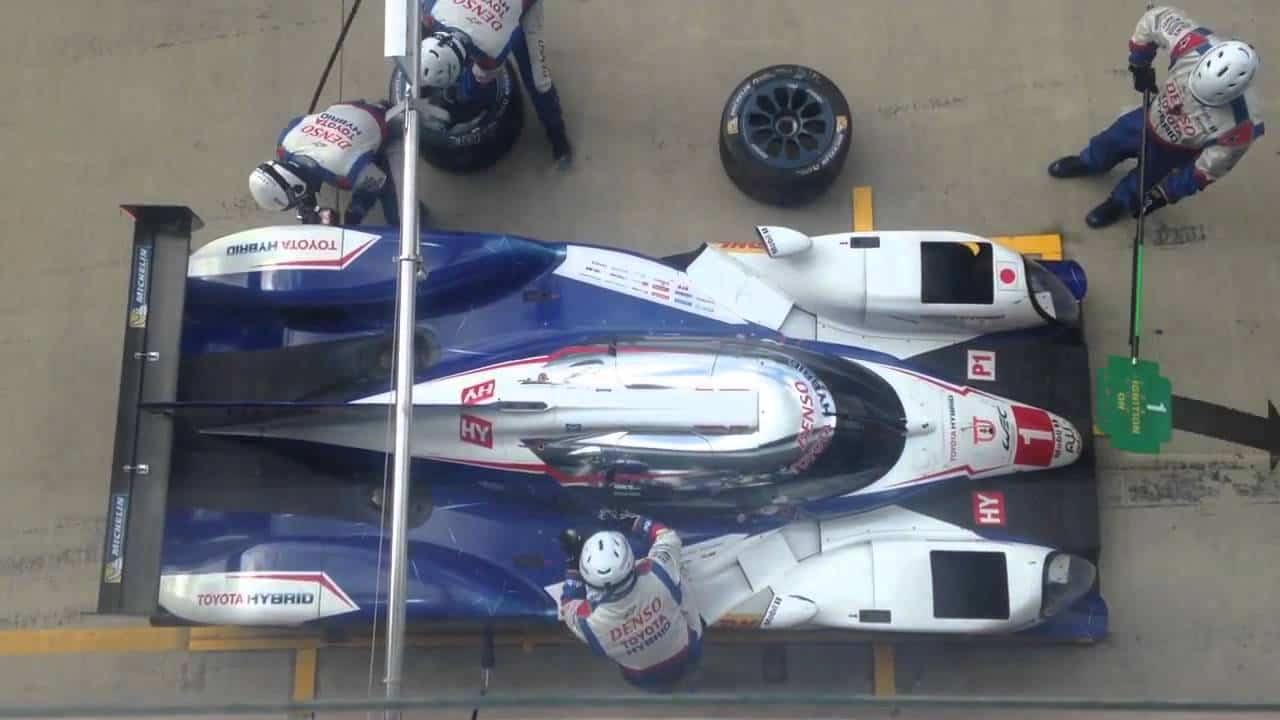 Vergleich der Boxenstopps im Motorsport